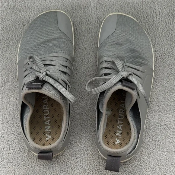 Like new Vivo Barefoot Gray Athletic Shoes with Streamlined Design - Picture 5 of 8